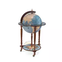 Zoffoli Prabangus gaublys-baras Da Vinci Mėlyna Dust 40 cm – rankų darbo, Italija