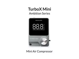 Gaahleri Turbox Mini oro kompresorius aerografui su ekranu, tylus 8–36 PSI