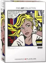 Eurographics Roy Lichtenstein „M-Maybe“ 1000 detalių pop meno dėlionė suaugusiems