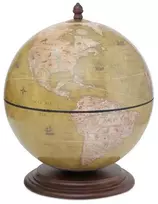 Zoffoli Prabangus stalo gaublys‑baras 40 cm, alyvuogių žalias, rankų darbo, Italija