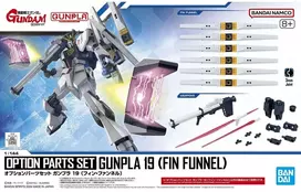 Bandai Gunpla 19 papildomų dalių rinkinys – Fin Funnel priedai modeliams