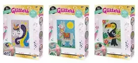 Buki France Deimantukų mozaikos rinkinys vaikams 6+ – žėrintys gyvūnėliai 15x19cm