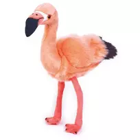 Dėlionė Bresser Itin minkštas pliušinis flamingas Frida 35 cm – skalbiamas, ekologiškas