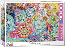 Eurographics 1000 detalių dėlionė „Tailando mozaika“ – premium kokybė, ekologiška, 8+