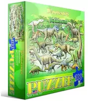 Eurographics Dinozaurų dėlionė 100 detalių vaikams – aukštos kokybės, ekologiška