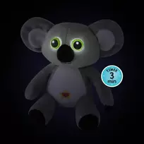 Buki France Šviečianti pliušinė koala-lampa kūdikiams, su laikmačiu, 38 cm