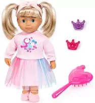 Dėlionė Gerard Toys Kalbanti lėlė Emilija 38 cm – 4 kalbos, lietuvių, 50 frazių, minkšta kūno
