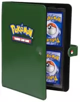 Ultra Pro Pokémon Premium 4 kišenių segtuvas kortelėms 160 vnt, žalias, užsegamas