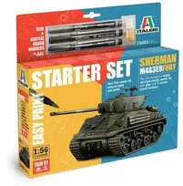 Italeri Sherman M4A3E8 „Fury“ tanko surinkimo rinkinys su dažais ir įrankiais 1/56