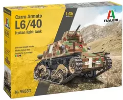 Italeri Carro Armato L6/40 plastikinis tanko modelis 1:35, 11 cm