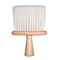 Broken Hair Brush Buko medienos kirpyklos šepetys Plaukų salono specialus kaklo valymo šepetys
