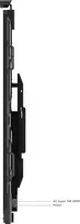 Monitorius Lenovo ThinkVision T86 - LED-Monitorius - 218.4 cm (86") - stacionarus - Jutiklinis ekranas - 3840 x 2160 4K @ 60 Hz - VA - 400 cd/m2 - 4000:1 - HDR10 - 6.5 ms - 4xHDMI, VGA, DisplayPort, 2xUSB-C, RCA (composite) - głośniki - Raven Juodas