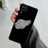 Telefono apvalkalas, skirtas Samsung Galaxy A70 A70s A50 A30s A04s A20s A20e A02 A02s A03 A42 M52 M31 M04 dėklas Mergaitės angelas ir demono sparnai Samsung M31 gray