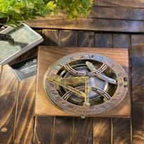 Personalized 5 Inch Sundial Compass Pocket Compass Working Compass