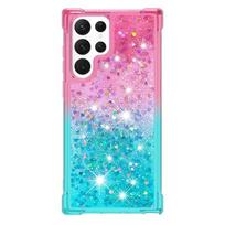 S24 Ultra Case on For Etui Samsung Galaxy S24 Ultra Cover Glitter Dynamic Liquid Case For Samsung S 24 Ultra S24 Plus Phone Case Samsung S24