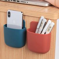 Remote control storage box Multifunctional wall hanging, bedside wall hanging, mobile phone storage rack, hanger, sundries storage basket 1
