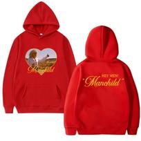 Hot Singer Sabrina Carpenter Manchild 2025 Song Double Sided Graphic pullovers Men women fashion Hoodie Unisex Fleece Sweatshirt S