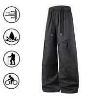 Taktinės kelnės vyrams, neperšlampamos, lengvos, su daug kišenių, armijos krovininės darbo kelnės, vyriškos lauko trekingo žygio kelnės, laisvalaikio laisvo kirpimo kelnės 10XL juoda