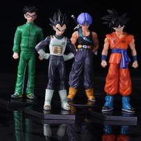 4 vnt./1 rinkinys Anime Dragon Ball Z figūrėlės Future Trunks Son Gohan Chouzoushu Vegeta Son Goku rinkinys Modelis Žaislas Dovana Veiksmo figūrėlė No box