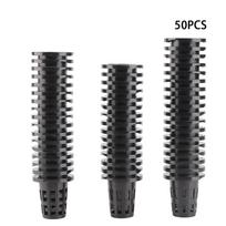 50Pcs PP Hydroponics Net Pot Soilless Cultivation Flower Planting Grow Mesh Basket