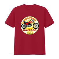 Bultaco Matador SD Motociklo Spaudinys Vyriški Marškinėliai Retro Stiliaus Mada vintage Išskalbti Laisvalaikio mada Unisex Patogūs S