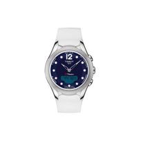 Tissot Touch Series Quartz Movement 100M Water Resistant Watch 38Mm Blue Dial Stainless Steel Case Rubber Strap Men watches silver T075.220.17.047.00 Blue Dial