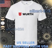 NAUJI MARŠKINĖLIAI WURTH PRODUKTŲ LOGOTIPAS T-shirt JUokingi AMERIKIEČIŲ DYDIS S IKI 5XL 4XL