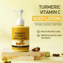 1 Pc 300g Turmeric Body Cream – Lightweight Moisturizer for Soft, Healthy-Looking Skin One Size geltona