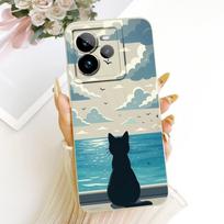 For Realme GT 7 Pro Cute Cat Flower Cartoon Phone Case For Realme GT7 Pro RMX5010 Shockproof Soft Silicone Covers Bumpers Realme GT 7 Pro