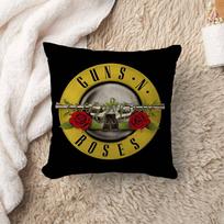 G-Guns N' R-Roses Personalized Picture Text Home Decorative Pillows Household Gifts 45X45Cm Peach skin 18*18(CM)-1Pcs