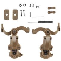 Multi-angle Rotation Helmet Rail Adapter For Tactical Headset Fit OPS Core ARC And Team Wendy M-LOK Rail Shooting Bracket Kit