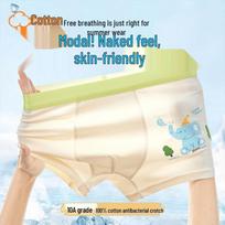 Boys' Ice Silk Boxer Briefs 4-Pack 5XL