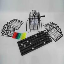 Bingo loterijos aparatas, plieninis bingo žaidimo narvelis suaugusiems, dideliems vakarėliams, pramogoms, stalo žaidimams ant stalo