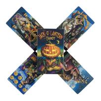 Jack-O'-Lantern Tarot Cards A 78 Deck Oracle English Visions Divination Edition Borad Playing Games black