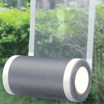 Screen Repair Tape for Window and Door, Plastic Adhesive Patch for Fixing Rips Holes Tears, Self-Adhering Mesh Film for Mosquito Net Repair 7cm*5m