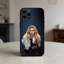 Singer M-Madonna Phone Case For iPhone 17,16,15,14,13,12,11 Plus,Pro,Max,Mini Silicone black Soft Cover iPhone12PRO
