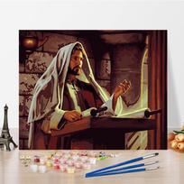 „Pasidaryk pats“ tapyba pagal skaičius Menas Pomėgiai Skaitmeninis aliejinis piešimas Skaičių tapyba Namų dekoravimas Amatai 40x50cm no frame