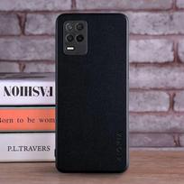 Case for OPPO Realme 8 5G Only Not fit the 4G coque Luxury textile Leather soft hard phone cover for oppo realme 8 5g case funda Realme 8 5G juoda