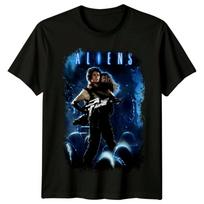 Ateiviai (1986 m) Filmo plakato įkvėpti marškinėliai Retro Klasikiniai marškinėliai Unisex 4XL