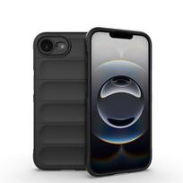 Viso korpuso dėklas iPhone 16e, atsparus smūgiams, minkštas silikonas, pilnas galinis dėklas iPhone 16e, iPhone 16e 16 e dangtelis 6,1 colio For iPhone 16e juoda