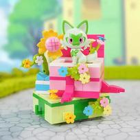 Pokemon statybinės kaladėlės Šventės Paradas Pikachu Sprigatito Fuecoco Quaxly Traukinys Patchwork Mini Kaladėlių Žaislai Modeliai Papuošalai Dovanos No Box