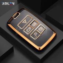 Madingas TPU automobilio nuotolinio valdymo pultelio dėklas apvalkalas Fob Land Rover Range Rover Evoque Discovery Sport Velar, Jaguar XE E-PACE XF