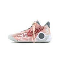 Nike KD Trey 5 IX Mesh Slip Resistant Abrasion Resistant Mid top Basketball Shoes Unisex Gray Pink CW3402-011(Team283-) 44