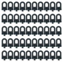 50Pcs Plastic Rings Buckle Garden Outdoor Accessories Greenhouse Hanging Hook Hanger Plant Hanging Clips Hook Plastic žalia