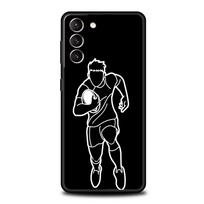 Regbio kamuolio telefono dėklas, skirtas Samsung Galaxy S24 S23 S22 Ultra S20 S21 FE 5G S10 S9 Plus S10E S8 S7 Edge, minkštas silikoninis dangtelis Samsung S7