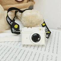 Luminous Mini Camera Keychain Pendant: Retro Sound-Enabled Camera Doll Ornament Perforated with Screw