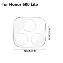 1/3/5 Camera Protectors for Honor 600/600 Pro/600Lite 9H Hardness Tempered Glass Shatterproof Anti-scratch Lens Films Back Cover 1PCS