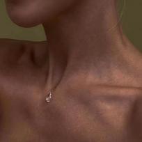 Fashion Handmade Water Drop Necklace for Women Crystal Wedding Party Luxury Women's Elegant Banquet Accessories