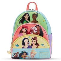 Disney princesių personažų koliažų serija Mini kuprinė Pelenė Trijų matmenų princesės mini kuprinė