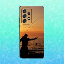Leisure Fishing Activity Phone Case For Samsung S25,S24,S23,S22,S21,S20,S10,Ultra,Plus,Lite,FE,Soft Silicone Black Cover Samsung S24